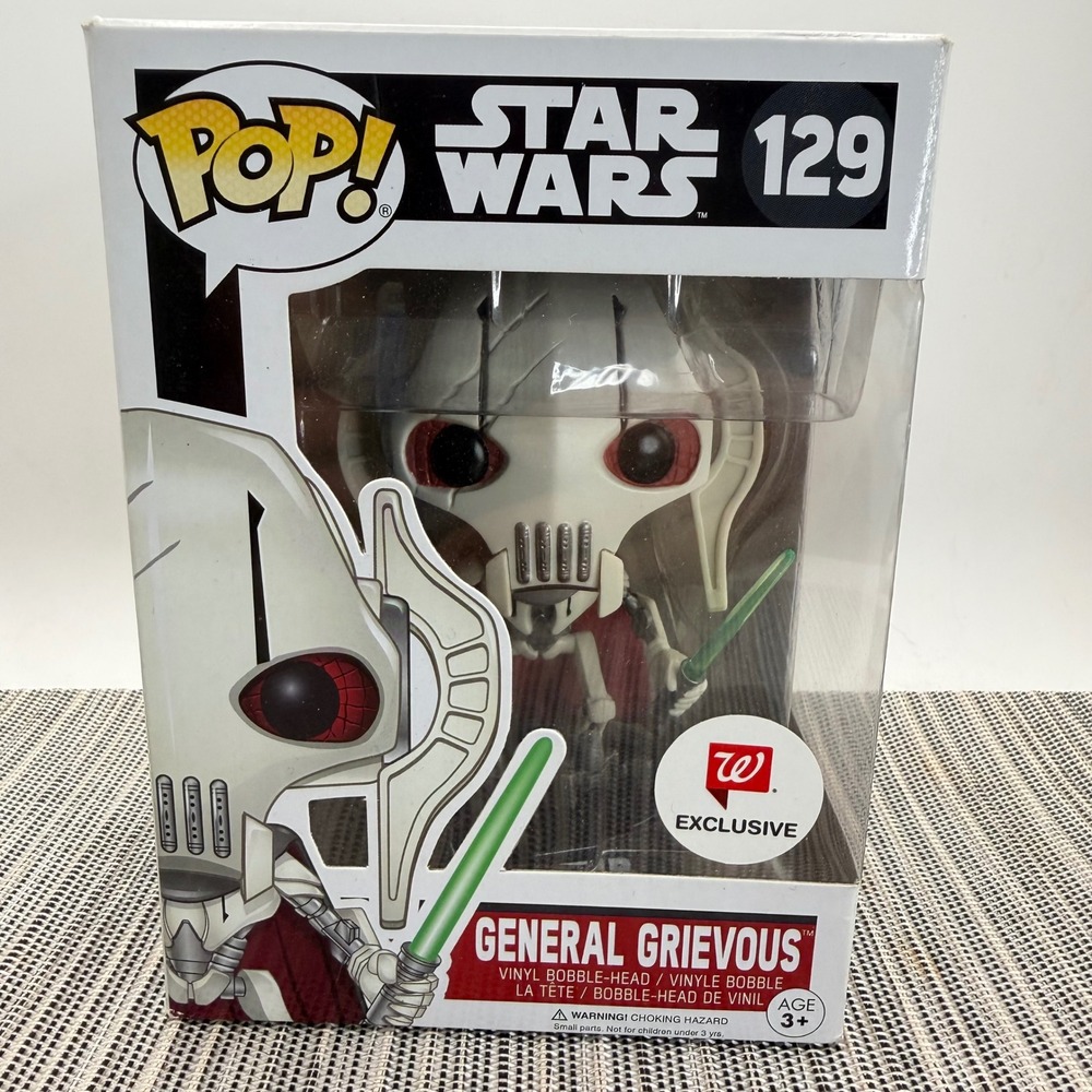 Funko Pop Star Wars General Grievous 129 Walgreens Exclusive Vinyl Bobble-Head